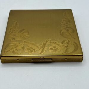 Columbia Fifth Ave large etched vintage compact.